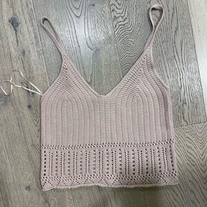 Knitted Pink tank